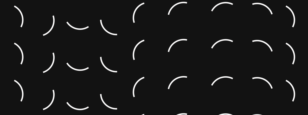 Abstract spinner image with many in inbetween states