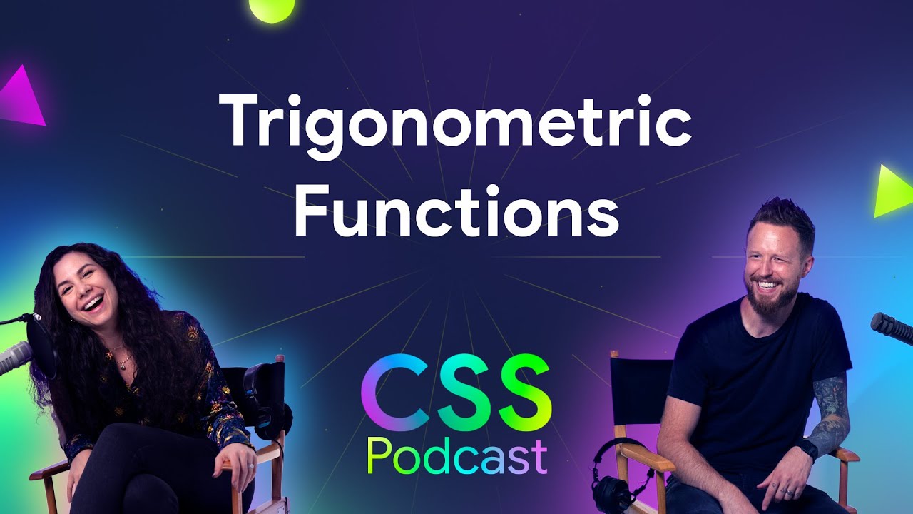 Una and Adam sitting in recording chairs smiling over an 80s backdrop with a title saying popover and dialog.